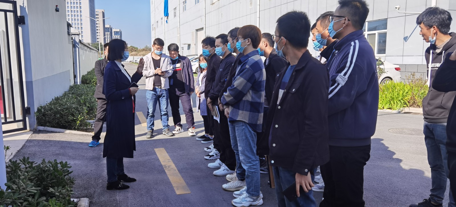 fun88官网微电动力部组织开展化学品走漏应急演练