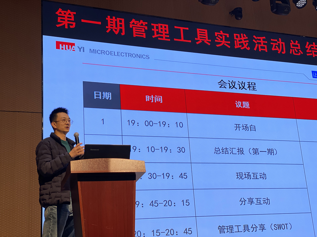 fun88官网微电召开第一期治理工具实践运动总结分享会